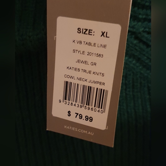 Katie's Green Jumper - Picture 2 of 4